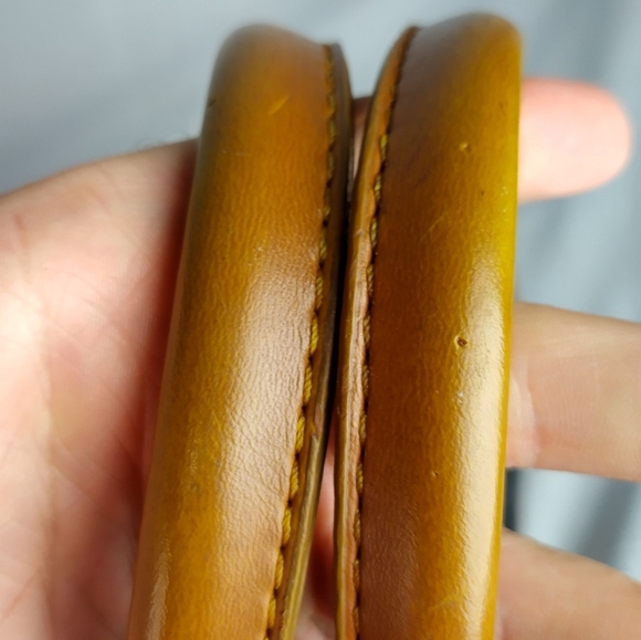 Dooney & Bourke Large Black Pebbled Tan  Leather Doctors Satchel Hand Bag - Picture 7 of 16